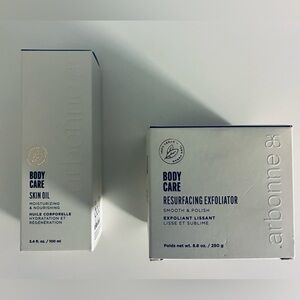 Arbonne Body Care Skin Oil and Resurfacing Exfoliator Set